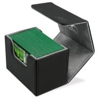 SideWinder XenoSkin Deck Case - Black (Holds 80+) - Ultimate Guard Deck Boxes - Deck Boxes card