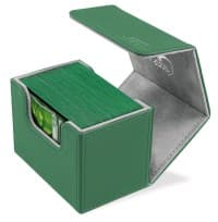 SideWinder XenoSkin Deck Case - Green (Holds 80+) - Ultimate Guard Deck Boxes - Deck Boxes card