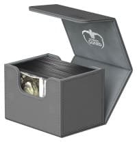 SideWinder XenoSkin Deck Case - Grey (Holds 100+) - Ultimate Guard Deck Boxes - Deck Boxes card
