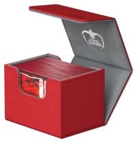 SideWinder XenoSkin Deck Case - Red (Holds 100+) - Ultimate Guard Deck Boxes - Deck Boxes card