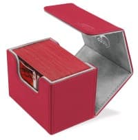 SideWinder XenoSkin Deck Case - Red (Holds 80+) - Ultimate Guard Deck Boxes - Deck Boxes card