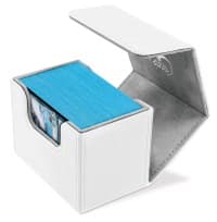 SideWinder XenoSkin Deck Case - White (Holds 80+) - Ultimate Guard Deck Boxes - Deck Boxes card