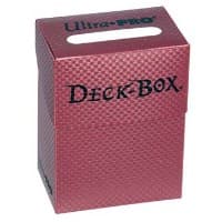 Textured Deck Box - Cranberry Ice - Ultra Pro Deck Boxes - Deck Boxes card