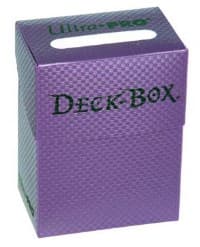 Textured Deck Box - Plenty Purple - Ultra Pro Deck Boxes - Deck Boxes card