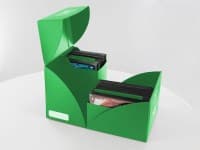 Twin Deck Case - Green - Ultimate Guard Deck Boxes - Deck Boxes card