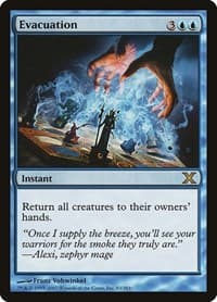 Evacuation - 10th Edition - Magic: The Gathering card