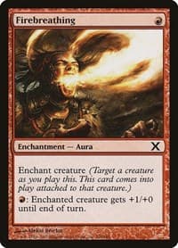 Firebreathing - 10th Edition - Magic: The Gathering card