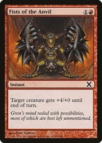 Fists of the Anvil - 10th Edition - Magic: The Gathering card