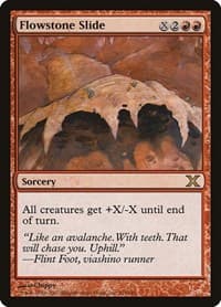 Flowstone Slide - 10th Edition - Magic: The Gathering card
