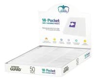 Double-Sided Side-Loading 9-Pocket Pages - 11-Holes, White (50-Pack) - Ultimate Guard Protective Pages - Protective Pages card