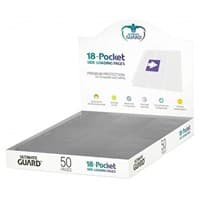Double-Sided Side-Loading 9-Pocket Pages - 11-Holes, Grey (50-Pack) - Ultimate Guard Protective Pages - Protective Pages card