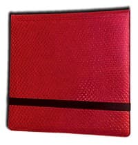 Binder - 12-Pocket Dragon Hide - Red - Legion Premium Supplies Storage Albums - Storage Albums card