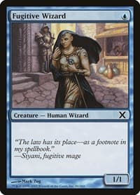 Fugitive Wizard - 10th Edition - Magic: The Gathering card