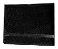 Binder - 2x4 8-Pocket Dragon Hide - Black - Legion Premium Supplies Storage Albums - Storage Albums card