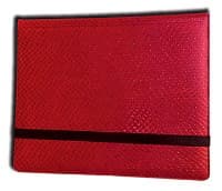 Binder - 2x4 8-Pocket Dragon Hide - Red - Legion Premium Supplies Storage Albums - Storage Albums card