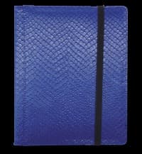 Binder - 4-Pocket Dragon Hide - Blue - Legion Premium Supplies Storage Albums - Storage Albums card