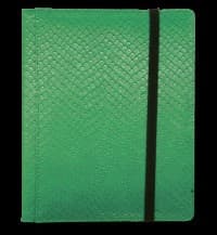 Binder - 4-Pocket Dragon Hide - Green - Legion Premium Supplies Storage Albums - Storage Albums card