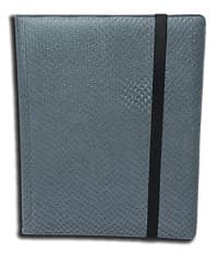 Binder - 4-Pocket Dragon Hide - Grey - Legion Premium Supplies Storage Albums - Storage Albums card
