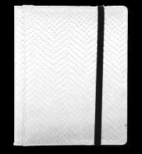 Binder - 4-Pocket Dragon Hide - White - Legion Premium Supplies Storage Albums - Storage Albums card