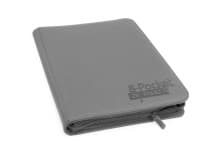 Binder - 8-Pocket ZipFolio XenoSkin - Grey - Ultimate Guard Storage Albums - Storage Albums card