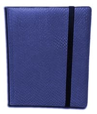 Binder - 9-Pocket Dragon Hide - Blue - Legion Premium Supplies Storage Albums - Storage Albums card