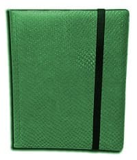 Binder - 9-Pocket Dragon Hide - Green - Legion Premium Supplies Storage Albums - Storage Albums card