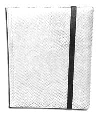 Binder - 9-Pocket Dragon Hide - White - Legion Premium Supplies Storage Albums - Storage Albums card