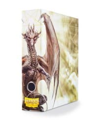 Dragon Shield Slipcase Binder Dragon Art - White - Dragon Shield Storage Albums - Storage Albums card