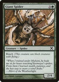 Giant Spider - 10th Edition - Magic: The Gathering card