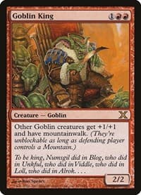 Goblin King - 10th Edition - Magic: The Gathering card