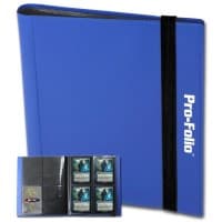 Pro-Folio 4-Pocket Album - Blue - BCW Storage Albums - Storage Albums card