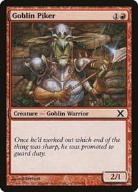 Goblin Piker - 10th Edition - Magic: The Gathering card