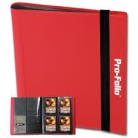 Pro-Folio 4-Pocket Album - Red - BCW Storage Albums - Storage Albums card
