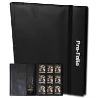 Pro-Folio 9-Pocket Album - Black - BCW Storage Albums - Storage Albums card