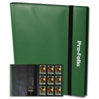 Pro-Folio 9-Pocket Album - Green - BCW Storage Albums - Storage Albums card