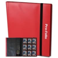 Pro-Folio 9-Pocket Album - Red - BCW Storage Albums - Storage Albums card