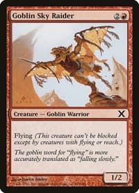 Goblin Sky Raider - 10th Edition - Magic: The Gathering card
