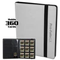 Pro-Folio 9-Pocket LX Album - White - BCW Storage Albums - Storage Albums card
