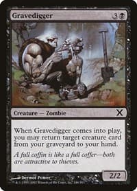 Gravedigger - 10th Edition - Magic: The Gathering card