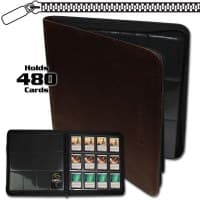 Z-Folio 12-Pocket LT Album - Brown - BCW Storage Albums - Storage Albums card