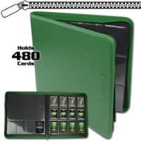 Z-Folio 12-Pocket LX Album - Green - BCW Storage Albums - Storage Albums card