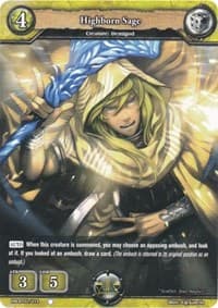 Highborn Sage - Oath of Blood - Dragoborne card