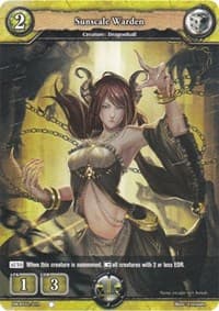 Sunscale Warden - Oath of Blood - Dragoborne card