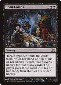 Head Games - 10th Edition - Magic: The Gathering card