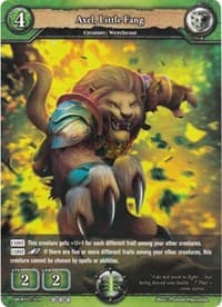 Axel, Little Fang - Oath of Blood - Dragoborne card