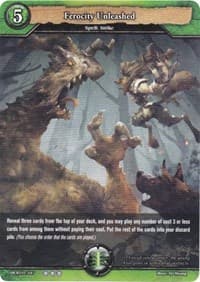 Ferocity Unleashed - Oath of Blood - Dragoborne card