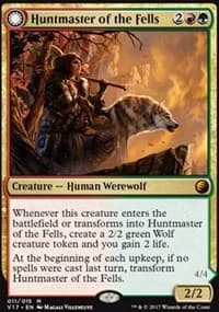 Huntmaster of the Fells - From the Vault: Transform - Magic: The Gathering card