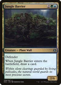 Jungle Barrier - Explorers of Ixalan - Magic: The Gathering card