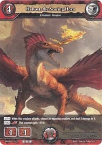 Halvast, the Searing Horn - Oath of Blood - Dragoborne card