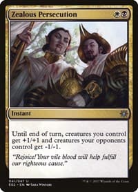 Zealous Persecution - Explorers of Ixalan - Magic: The Gathering card